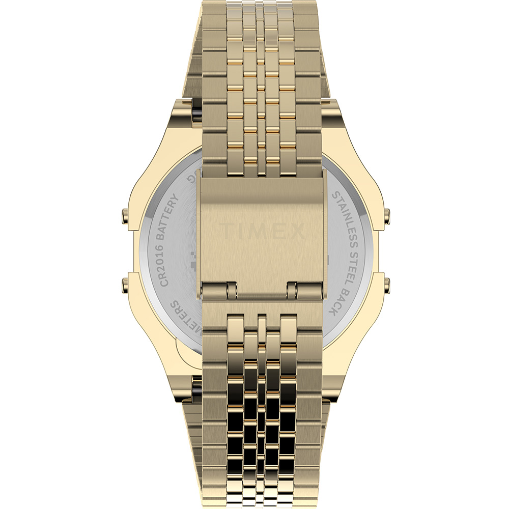 TIMEX T80 X Space Invaders Digital Watch Gold - Elements Clothing